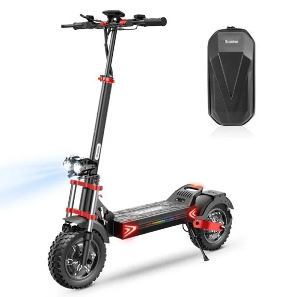 Trottinette Electrique ISCOOTER iX8 20Ah 1200W*2 Autonomie 70Km 12"Pneu