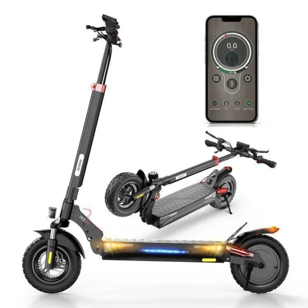 Trottinette Electrique iScooter iX3 800W Avec APP Vitesse Maxi 40km/h Autonomie 30-40km 48V10Ah Pneus 10 Pouces 3 Modes Pliable