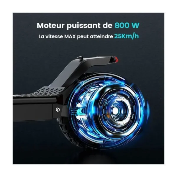 Trottinette électrique Pliable ISCOOTER i10pro - Roues 10"- Moteur 800W- 45km/h - Batterie 15Ah - Autonomie 50-60km - Lumière LED